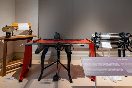 Tainan, JAN 5 2023 - Interior view of the Chimei Museumのeditorial素材