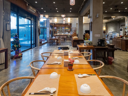 Yilan, DEC 22 2022 - Interior view of the Stonbo hotelのeditorial素材