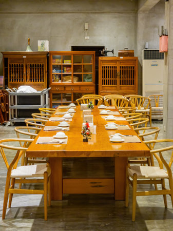 Yilan, DEC 22 2022 - Interior view of the Stonbo hotelのeditorial素材
