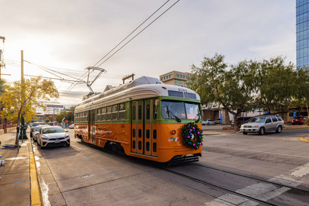 Texas, NOV 25 2022 - Metro in El Paso downtownのeditorial素材