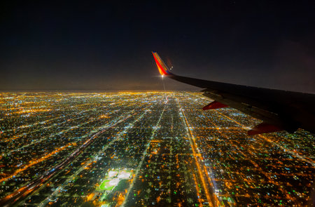 San Francisco, MAR 16 2014 - Twilight aerial view of the San Francisco cityscapeのeditorial素材