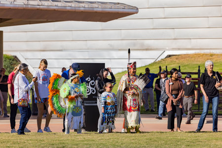 Oklahoma, OCT 9 2023 - Indigenous People Day celebration host by First Americans Museum