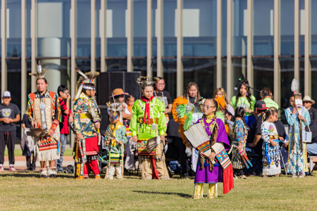Oklahoma, OCT 9 2023 - Indigenous People Day celebration host by First Americans Museum