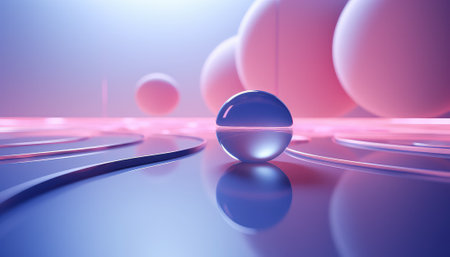 3d rendering of abstract geometric composition,digital artwork for creative graphic design.の素材