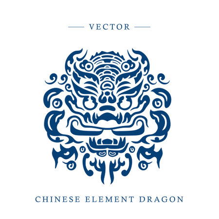 Chinese zodiac sign. Hieroglyphics. Vector illustration.のイラスト素材