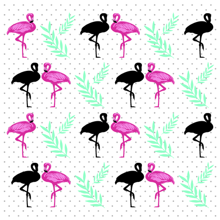 Flamingo vector illustrationのイラスト素材