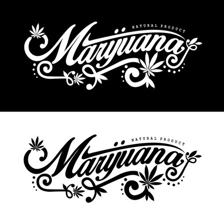 Marijuana, cannabis icon graphics vector illustration.のイラスト素材