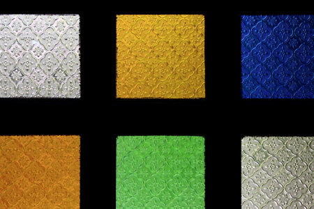 Frosted assorted colors.