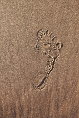 Human footprintsの写真素材