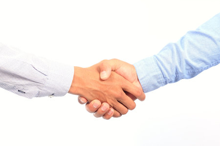 Businessmen shaking hands