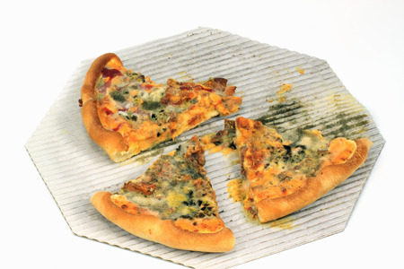 Pizza moldyの写真素材