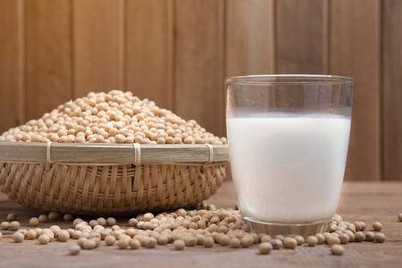 soy milkの写真素材