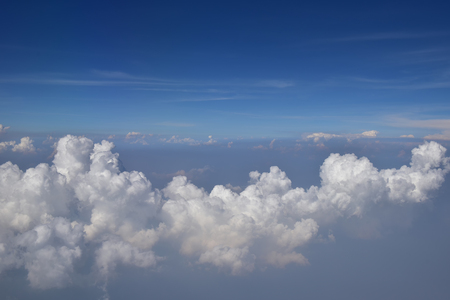 The sky is very cloudy.の写真素材
