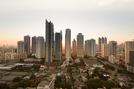 Cityscape of Bangkok,Thailandのeditorial素材