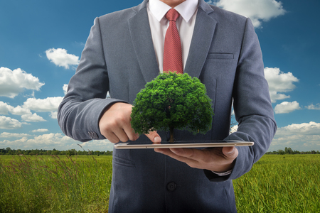 Business people, love the world, technologyの写真素材