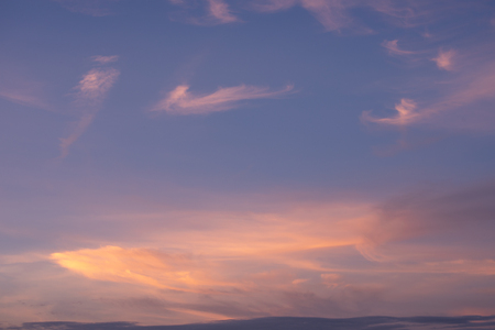 Sunset sky for backgroundの写真素材