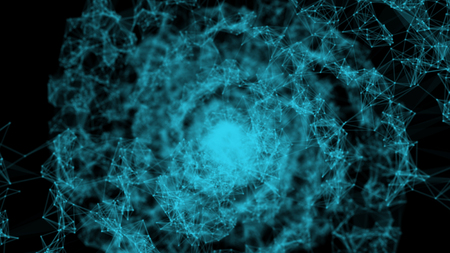 NA molecule structure.Science concept and colour background 3dの写真素材