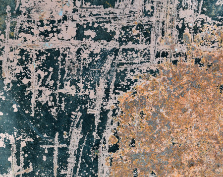 texture of Rusted steelの写真素材