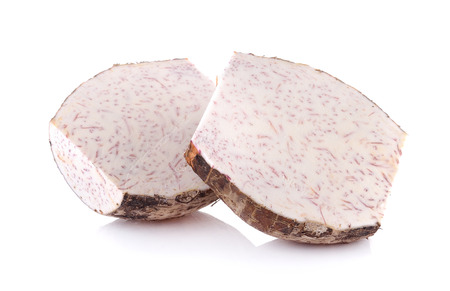 taro root slicesの写真素材