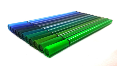 Colorful ink penの写真素材