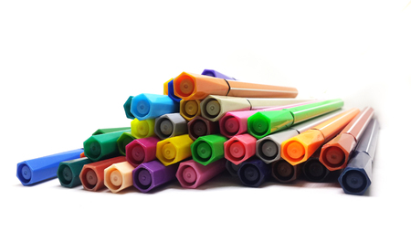 Colorful ink penの写真素材