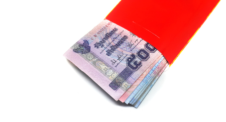 Angpao  for Chinese New Year Festival In the white backgroundの写真素材