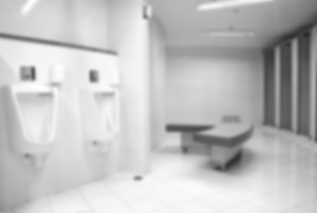 abstract blur in toilet for backgroundの写真素材