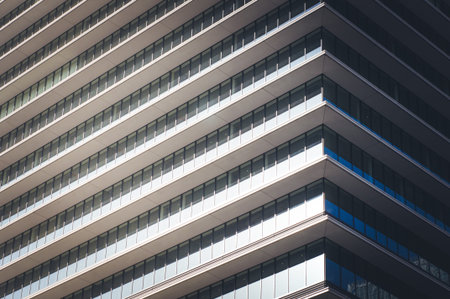 exterior of glass residential building.