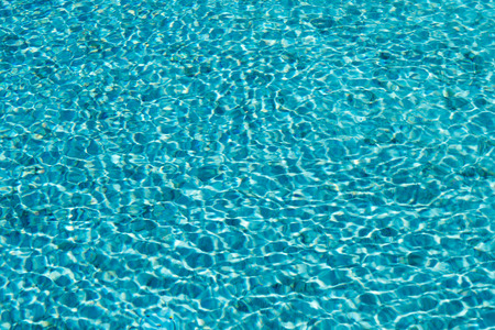 Blue and transparent sea water texture patternの写真素材