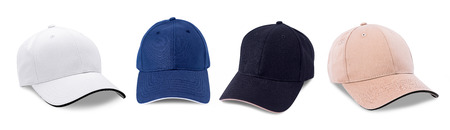 Cap isolated on white background. Baseball capの写真素材