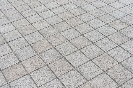 stone floor, square pattern, Detail of concrete pavementの写真素材