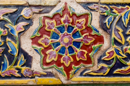 The colorful texture of tile の写真素材