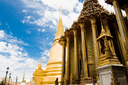 Thai architecture,Wat Phra Kaew ,Bangkok,Thailandの写真素材