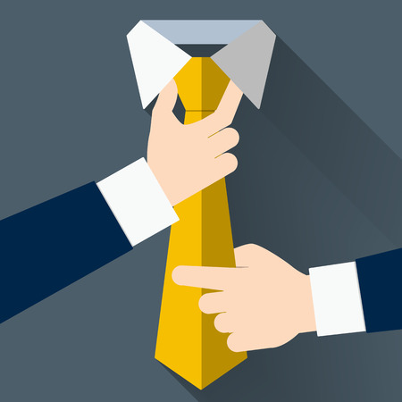 Happy fathers day with Big Tie.のイラスト素材