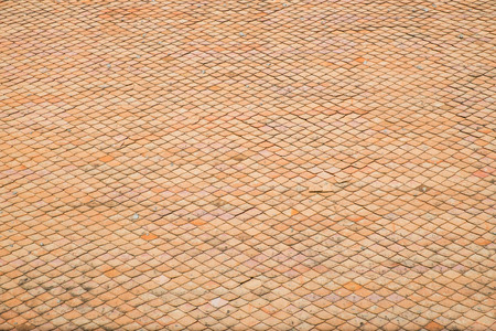 House roof of asia building look old and vintageの写真素材