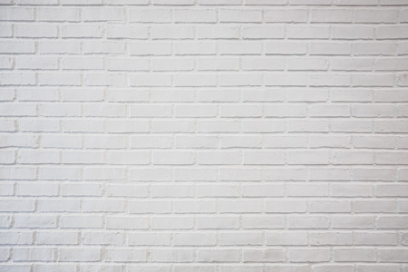 old white brick wall texture for background, paint white brick wallの写真素材