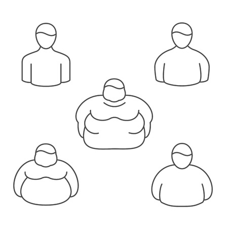 Shape classification of obesity levelのイラスト素材