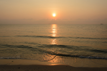 Sunrise at Hua Hin Thailandの写真素材
