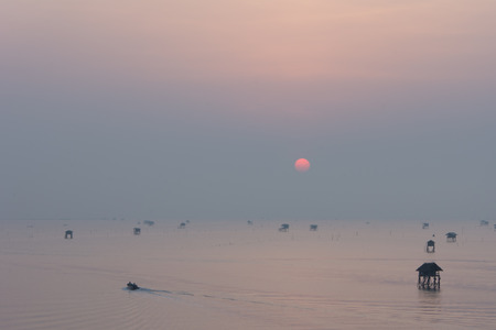 Sunrise at Bangtabunの写真素材