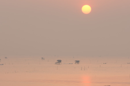 Sunrise at Bangtabunの写真素材