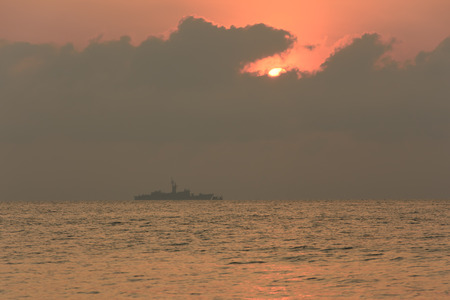 Sunrise at Hua Hin Thailandの写真素材