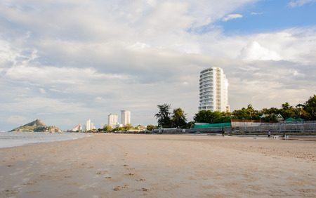 Hua Hin beach, Thailandの写真素材