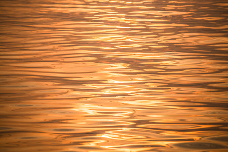 Light hits the waterの写真素材