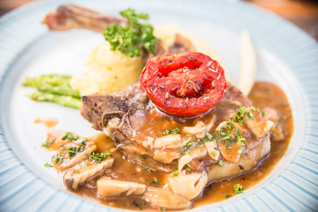 Pork chop.の写真素材
