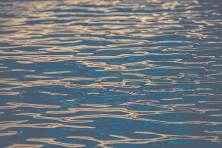 Blue water surface.の写真素材