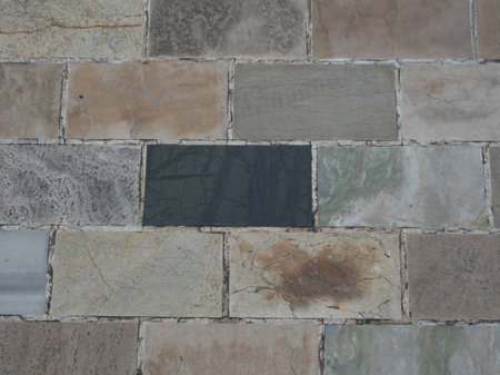 Marbled grunge texture on sidewalkの写真素材