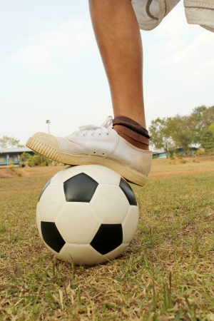 Play soccer の写真素材