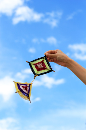 Colourful flagの写真素材