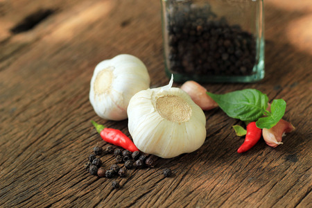 Garlics, Spices.の写真素材