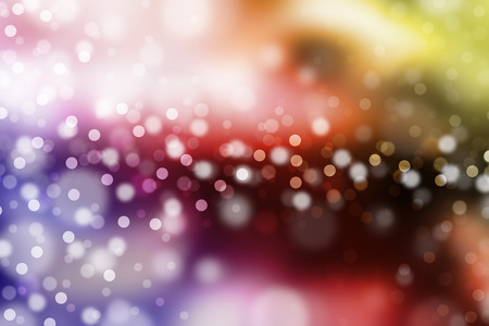 Defocused city night filtered bokeh abstract background.の写真素材